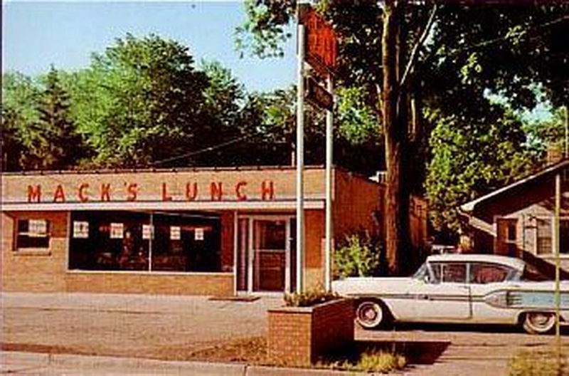 Macks Lunch - Postcard